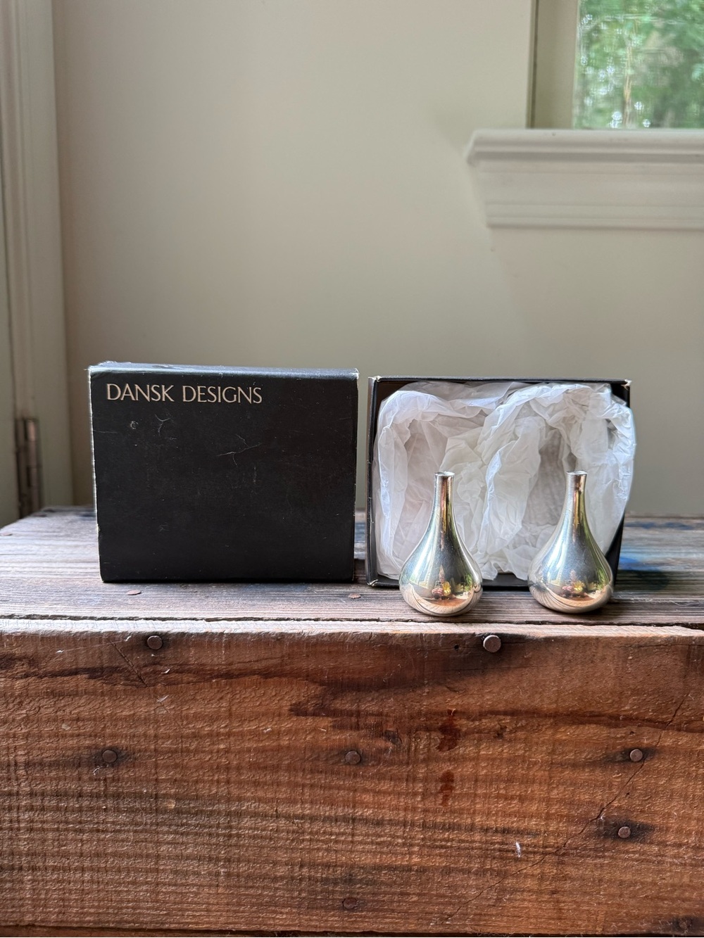 VINTAGE DANSK DESIGNS SILVER ONION CANDLE HOLDERS - SET OF 4 - Picture 8 of 14